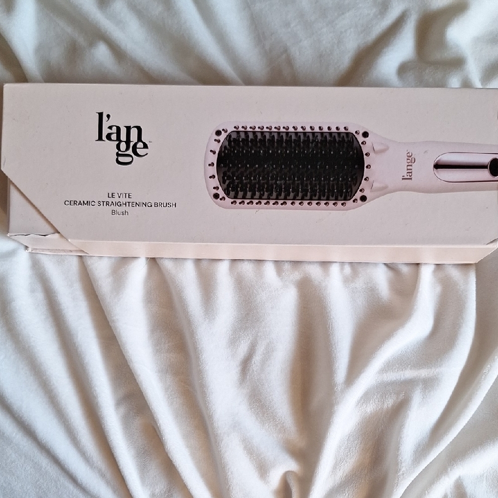 Lange Blush Ceramic Straightening Brush